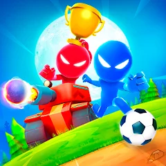 دانلود بازی چهار نفره Stickman Party 2 3 4 MiniGames 2.4.5.6 برای اندروید