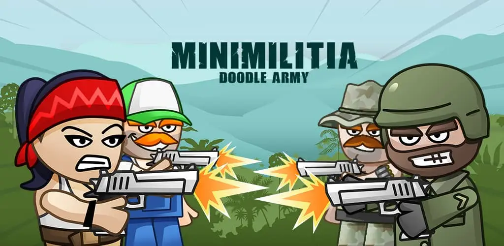 دانلود بازی مینی میلیتیا Mini Militia نسخه قدیمی و جدید مود شده